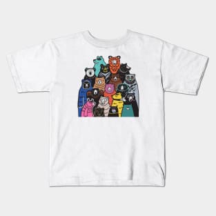 Colours bears Kids T-Shirt